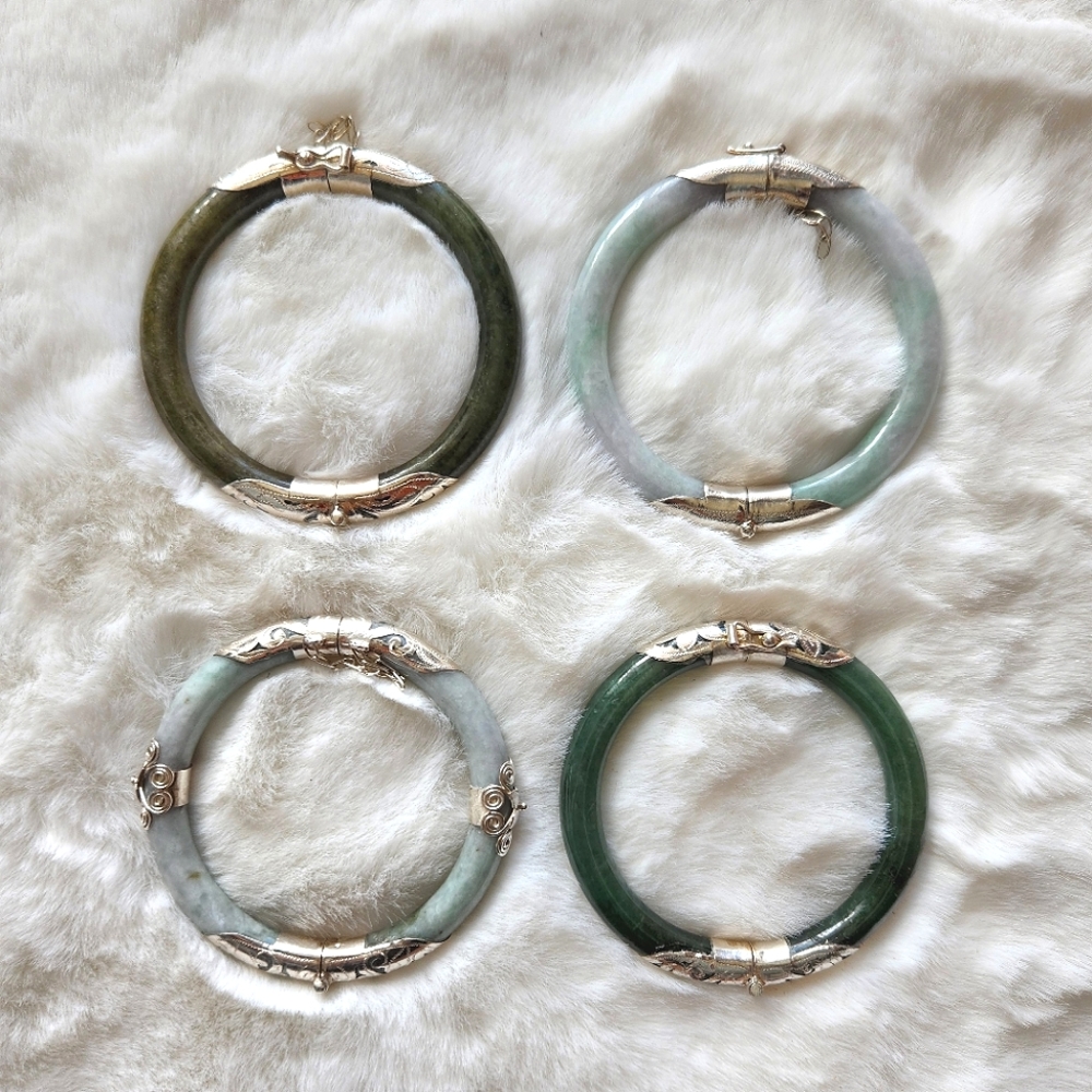 Sold! Jade open bangles